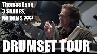 Drum Set Tour of Thomas Lang's "All Snares Small Kit"