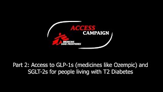 Webinar: Part 2 - Access to GLP-1s (eg, Ozempic) and SGLT-2s for people living with type 2 diabetes