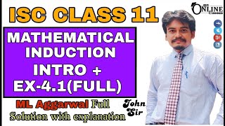 MATHEMATICAL INDUCTION EX-4.1(FULL)+INTRO | ISC CLASS XI | ML AGGARWAL | JBR ONLINE CLASSES