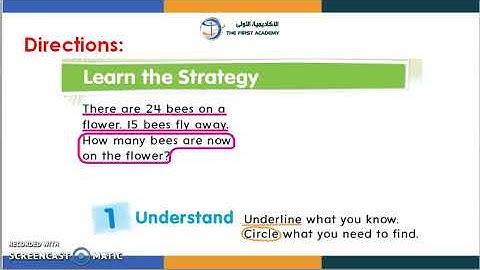 Problem Solving Strategy Write a Number Sentence