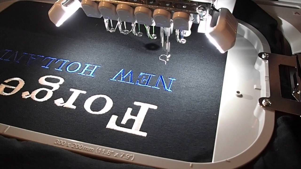 New Brother embroidery machine YouTube