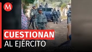 Pobladores en Chicomuselo impidieron el paso al Ejército Mexicano en Chiapas