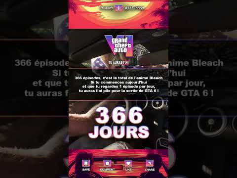 Encore 366 jours d’attente pour GTA 6 !