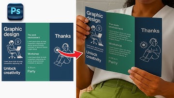 Thumbnail of How to create Trifold Brochure mockup in Adobe Photoshop