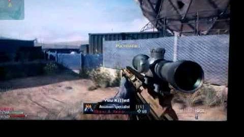 mw3 1V1 quickscope match on dome