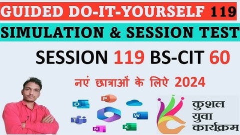 GUIDED DO-IT-YOURSELF SESSION 119 || BS-CIT SESSION 60 [HINDI] #kyp #session #youtube #yt