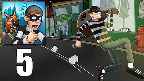 Robbery Bob - Gameplay, Walkthrough Part 5 - Chapter 2: DOWNTOWN [iOS]