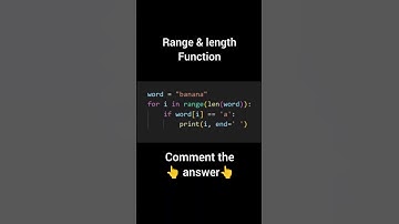 Python Quiz!? 🧠 Range & Length function in python. #pythonforbeginners #quiz