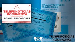 Los FALSIFICADORES de TÍTULOS MÉDICOS: Usted ya es doctora - Telefe Noticias