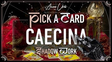 CAECAINA | SHADOW WORK PICK A CARD READING | DARK MIRROR ORACLE DECK