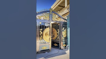 cổng inox quá chất #review #reviewcua