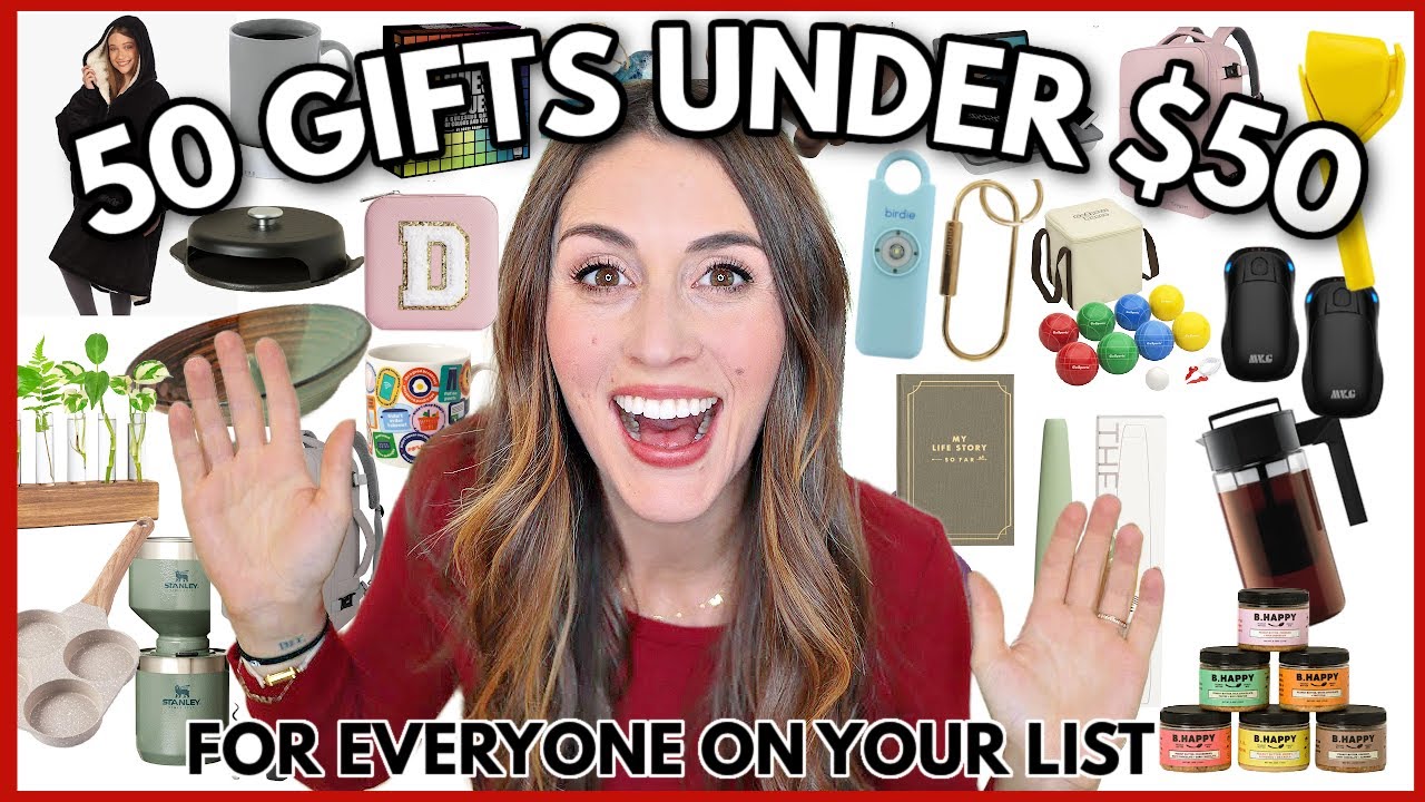 50 Gifts Under $50 for everyone on your list (you've gotta see