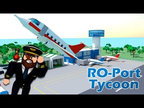 Видео: ✈️ Роблокс СТРОИМ АЭРОПОРТ в Roblox RO Port Tycoon