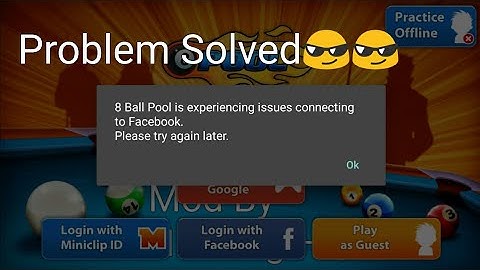 Facebook Connecting Problem solved