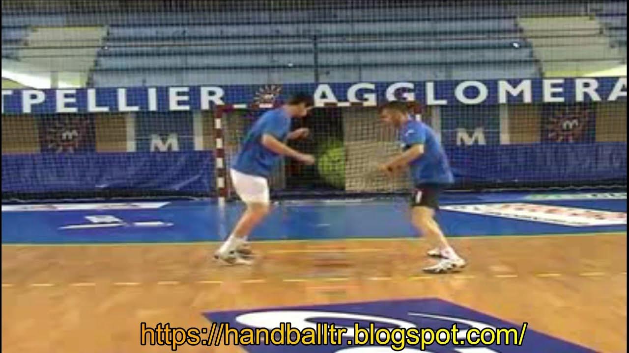 Handball specific training for defenders. French school YouTube