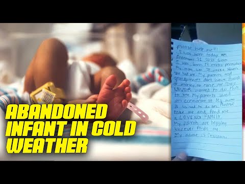 Baby Found Abandoned With Heartbreaking Note From Mother On New Year's Eve