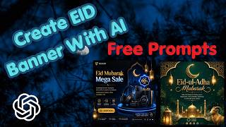 How to Make Eid Banner Using ChatGPT | Full Prompt Guide (Step by Step)
