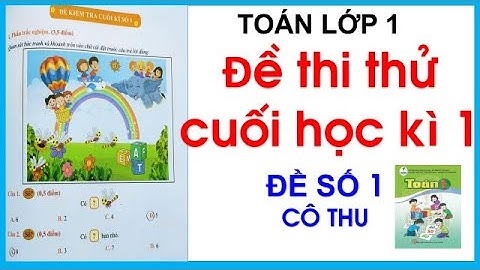 Sách hướng dẫn học toán lớp 1 năm 2024