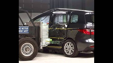 IIHS - 2014 Mazda 5 - side crash test / MARGINAL EVALUATION