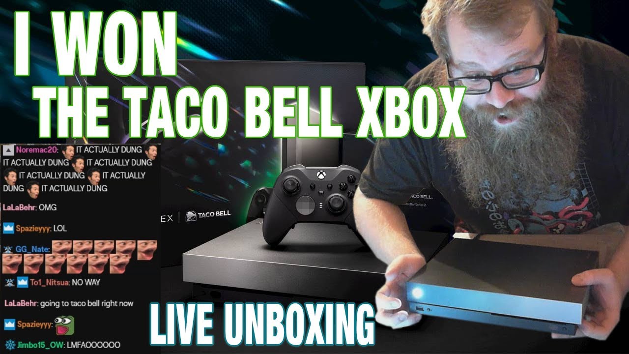 I WON THE TACO BELL XBOX BUNDLE!!! Unboxing Video! YouTube