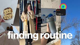 trying to build a healthy routine with a 9-5 (it's harder than i thought)