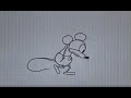 Mickey Mouse plane crazy pencil test (1928)
