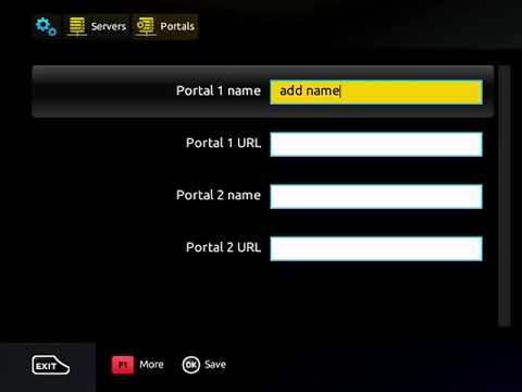 How to add portal address to MAG250  MAG254 MAG 256