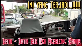 KANAN PREII....!!!! BUS EKA CEPAT NGEBLONG KANAN DI JALAN BYPASS KLATEN 😱😱😱
