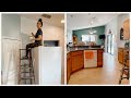 PAINTING & CLEANING THE KITCHEN! | VLOG