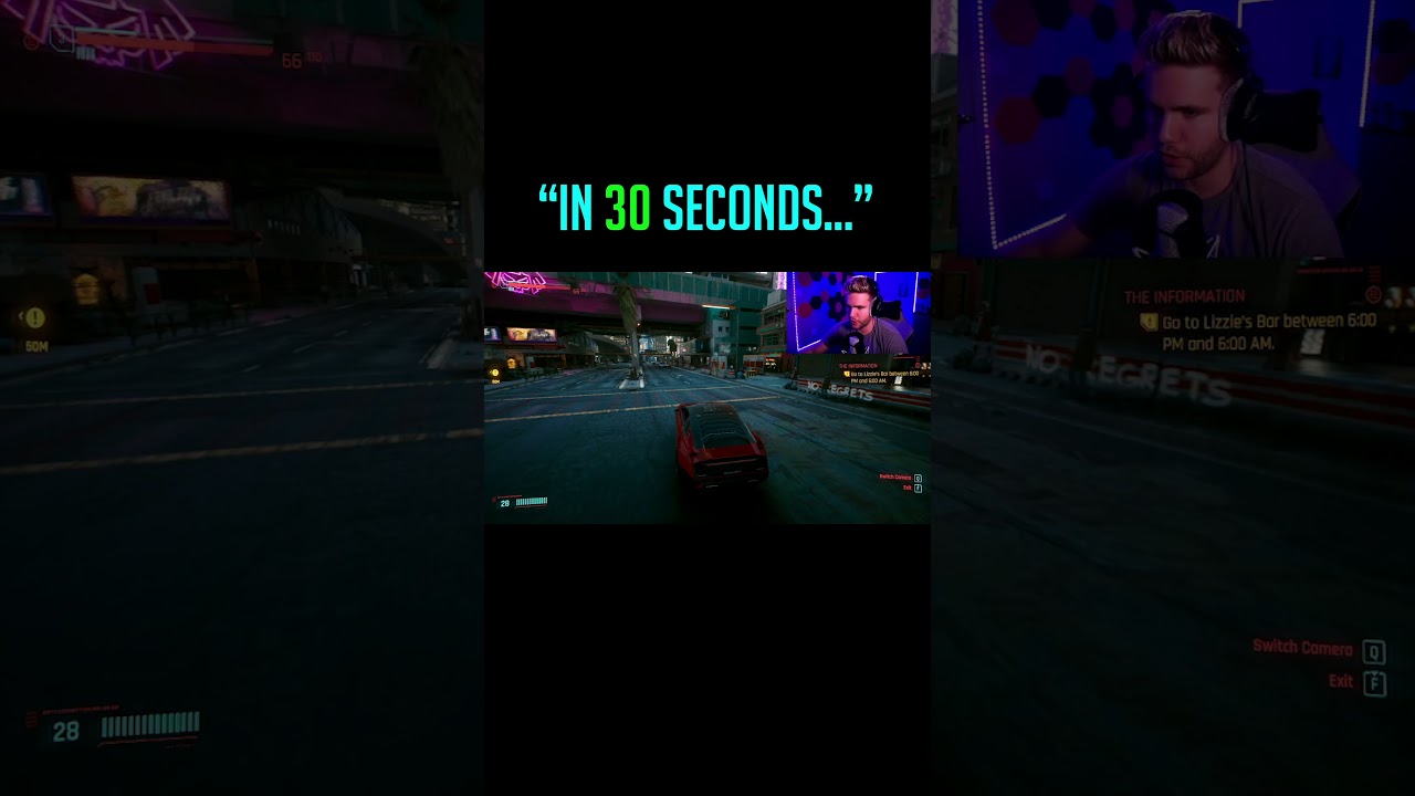 Exploding Car VS Strangers | Cyberpunk 2077 #Shorts