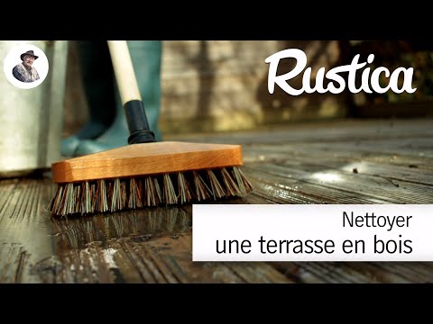 Nettoyer une terrasse en bois avec un produits naturel