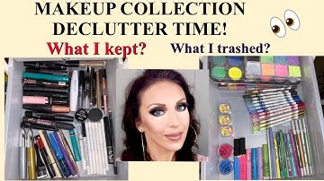MAKEUP COLLECTION DECLUTTER 2020, EYELINERS, MASCARAS, LIPSTICKS