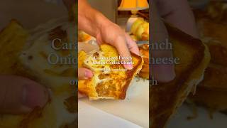 Caramelized French Onion Grilled Cheese 🍞 (Recipe in Comments)