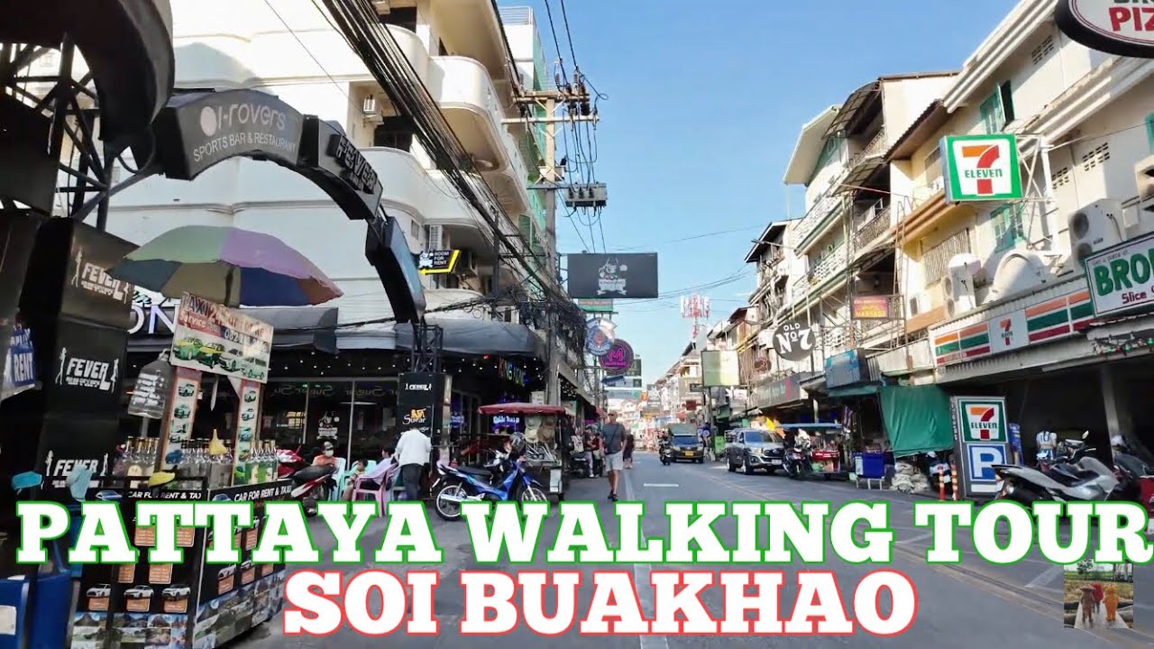 🇹🇭4K | Pattaya After New Year: Walk on Soi Buakhao - Holiday Inn Express Pattaya Central -
