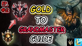 Perfecting A Second Role | Gold to Grandmasters Episode #2 | WILD RIFT Olaf Gameplay