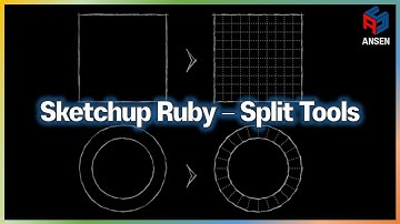 스케치업 루비(Sketchup Ruby)_Split Tools(분할 도구)