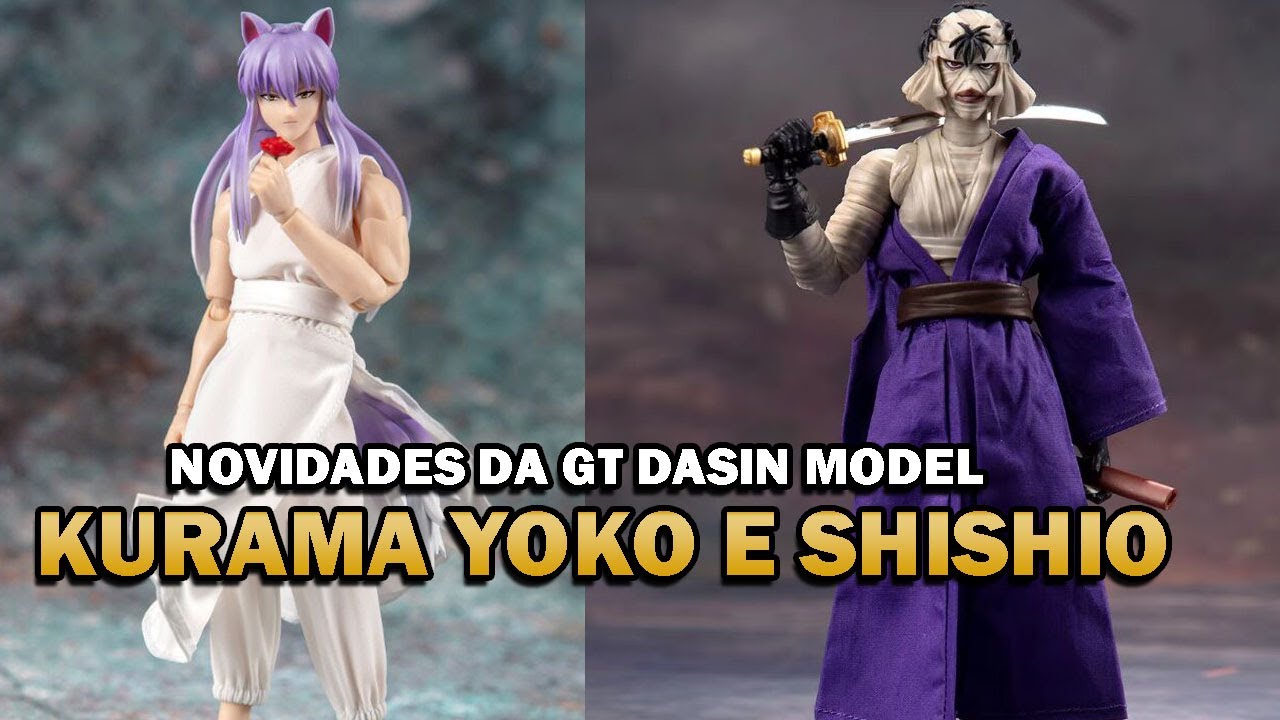 YOKO KURAMA Dasin Model Yu Yu Hakusho Unboxing e Review BR