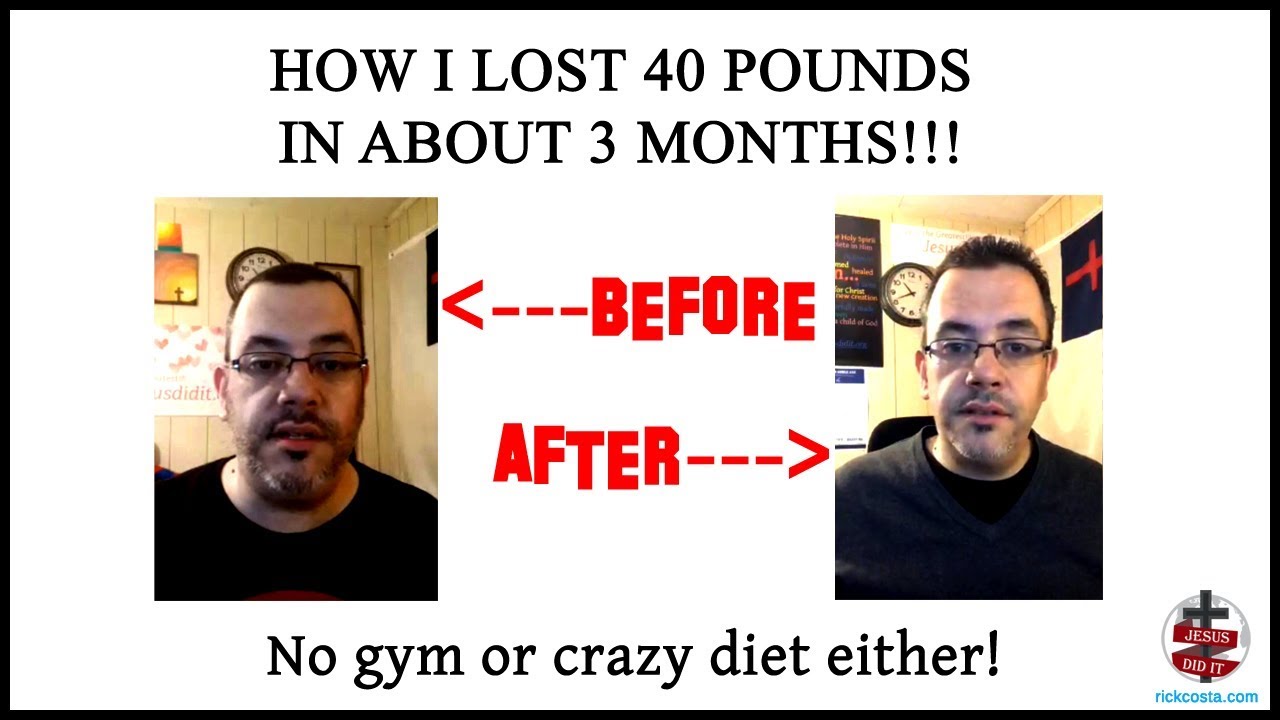 Losing 40 Pounds In 3 Months - My Journey To A Healthier Me! - YouTube