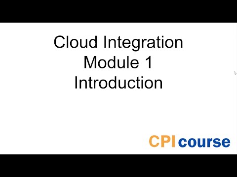 Free SAP CPI Course - Module 1: Introduction