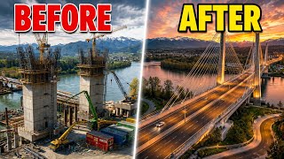 From Massive Construction Site to an Iconic Bridge 🌉 | The Ultimate Before & After Transformation!
