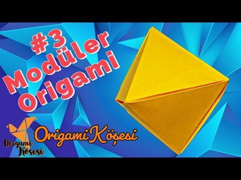 Video: Oktahedron Nasıl Yapılır