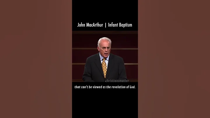 John MacArthur | Infant Baptism | #johnmacarthur #paulwasher #voddiebaucham #rcsproul #billygraham