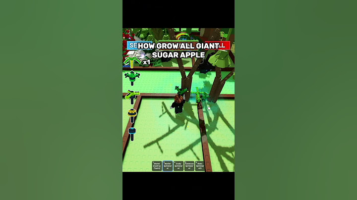 How To Grow All Giant Sugar Apple🍎| Grow A Garden Roblox
