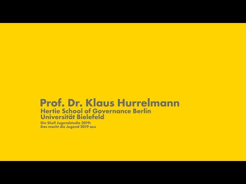 Shell Jugendstudie 2019: Prof. Klaus Hurrelmann