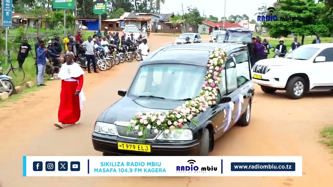 Mapokezi ya Mwili wa Askofu Mkuu Novatus Rugambwa Jimboni Bukoba