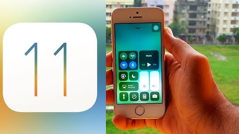 iOS 11.0.1 on iPhone 5s