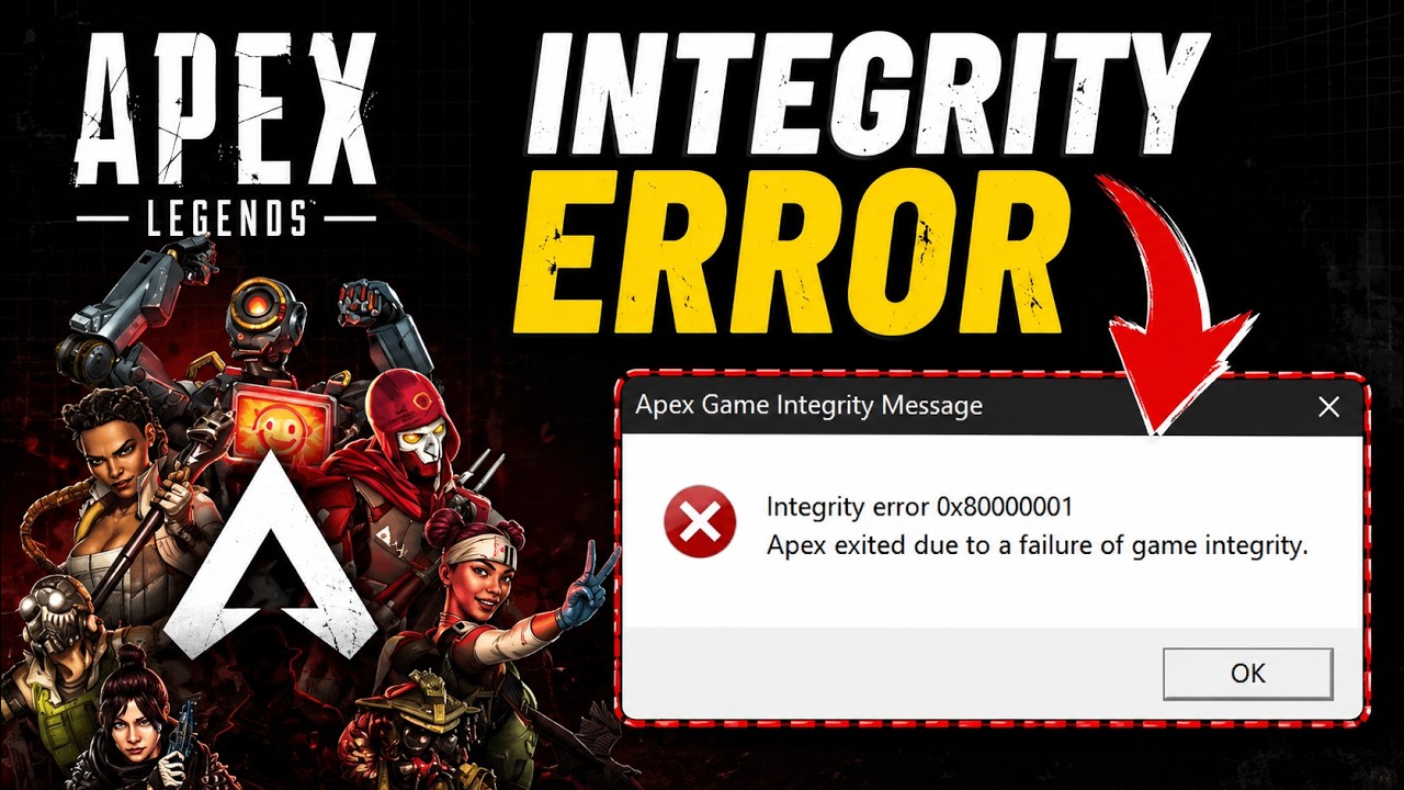 Apex Exited Due to a Failure of Game Integrity Fix | Error