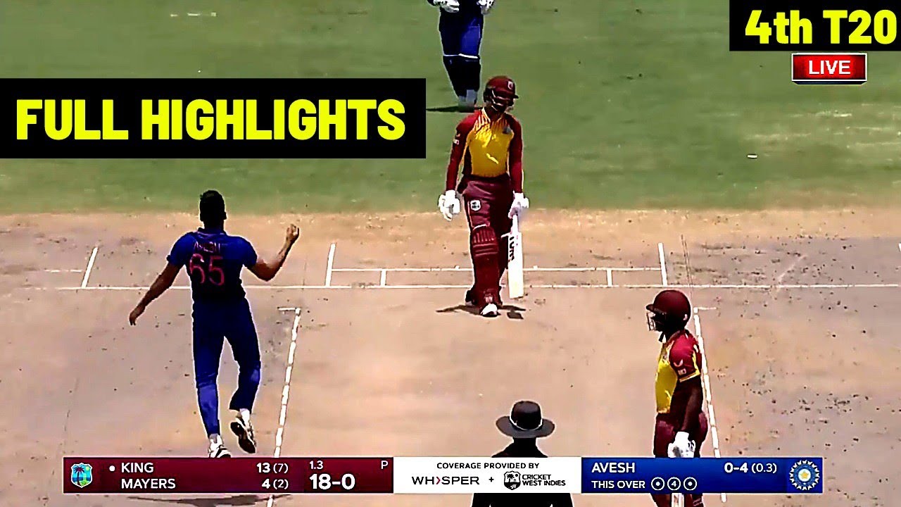 India vs West Indies 4th T20 match full highlights• IND vs WI Fourth T20 Full HIGHLIGHTS, Rohit