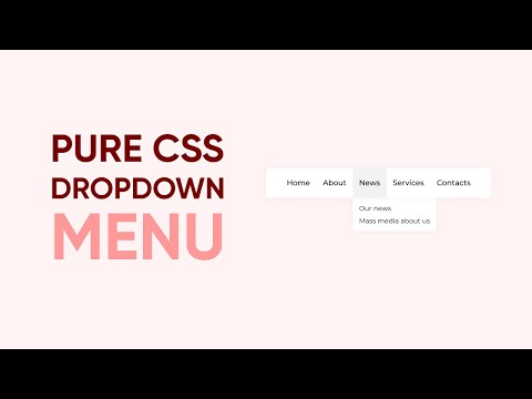 Dropdown Menu with