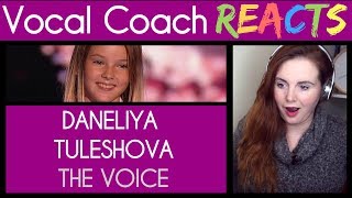 Vocal Coach reacts to The Voice of Daneliya Tuleshova